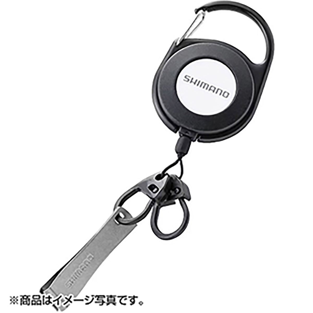 シマノ(SHIMANO) カラビナリール ラインカッター付 ホワイト UH-203W