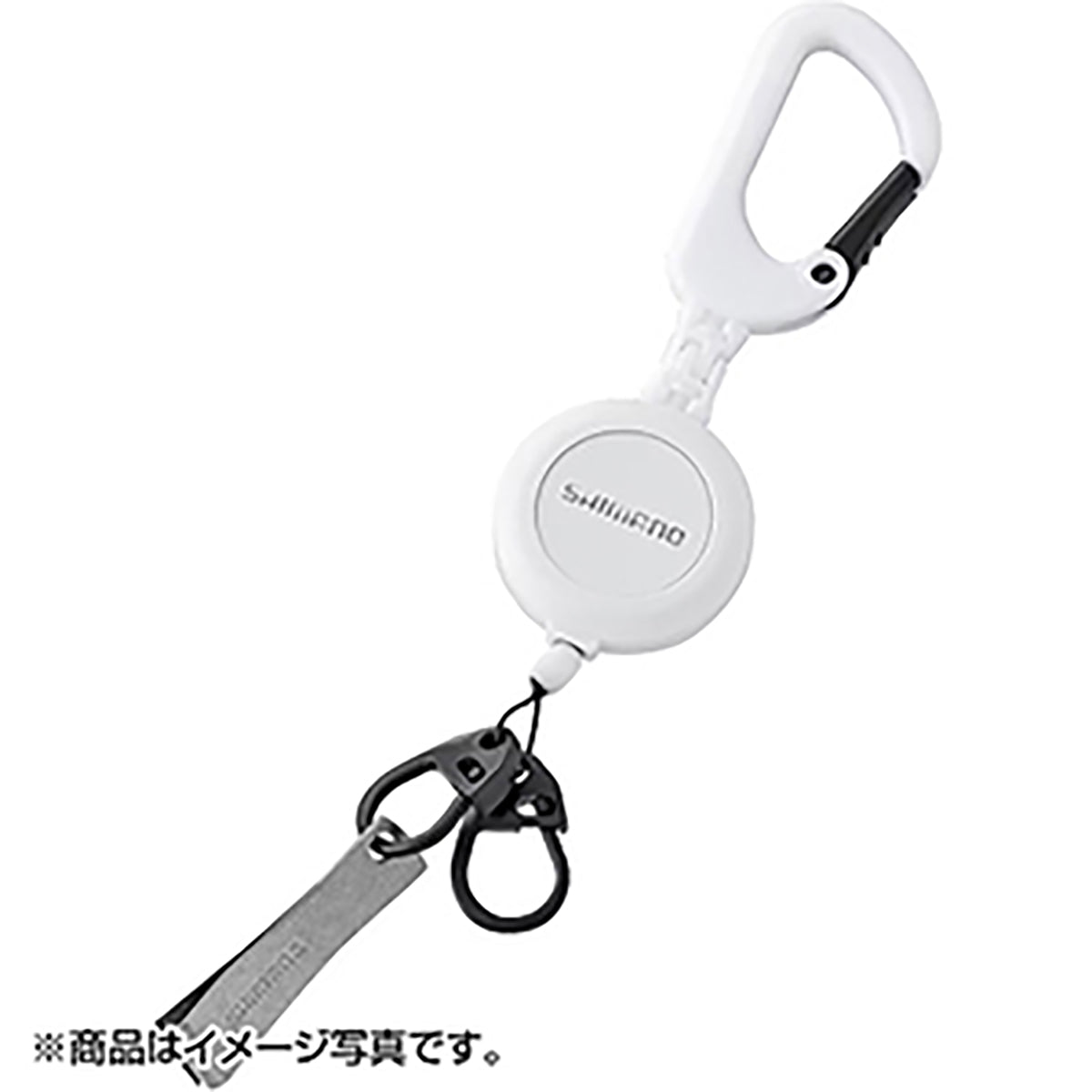 シマノ(SHIMANO) カラビナリールCR ラインカッター付 ホワイト UH-213W