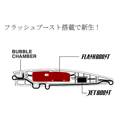 シマノ(SHIMANO) 23 オシア バブルディップ 180F フラッシュブースト 76g 003 Aカタクチ XU-P18W