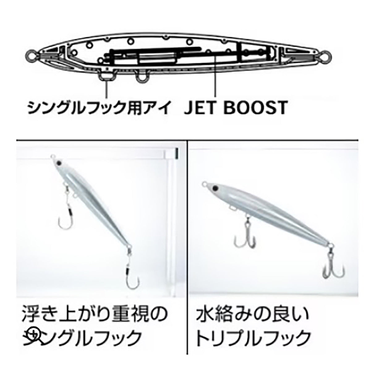 シマノ(SHIMANO) オシア フルスロットル 240F ジェットブースト XU-T24T 004 キョウリントビウオ