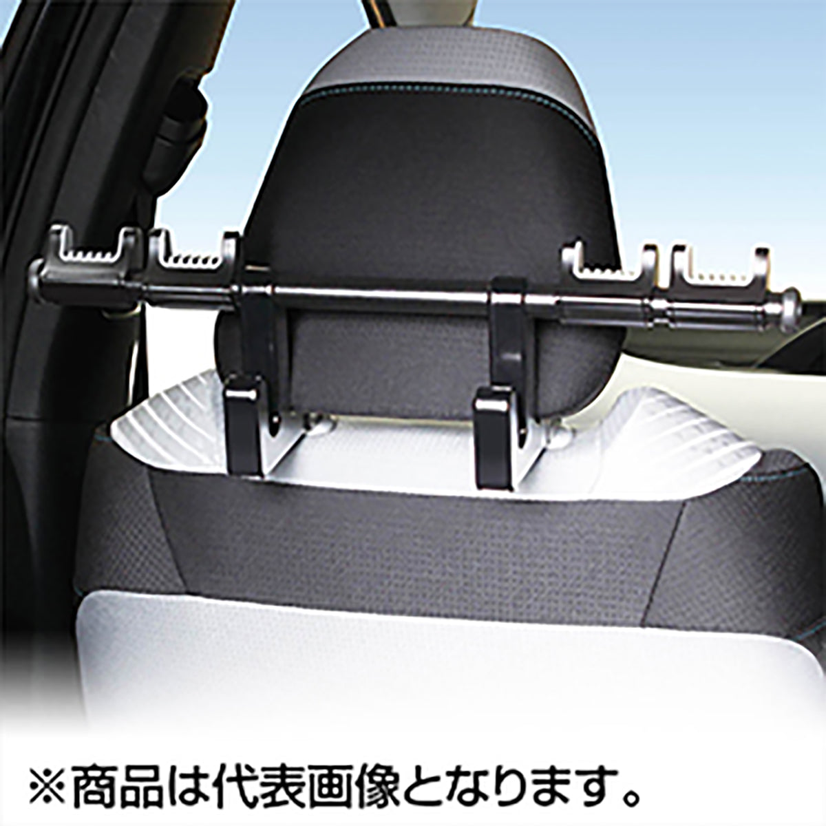 槌屋ヤック(TSUCHIYA YAC) ヘッドレスト用ロッドホルダー ブラック RV73