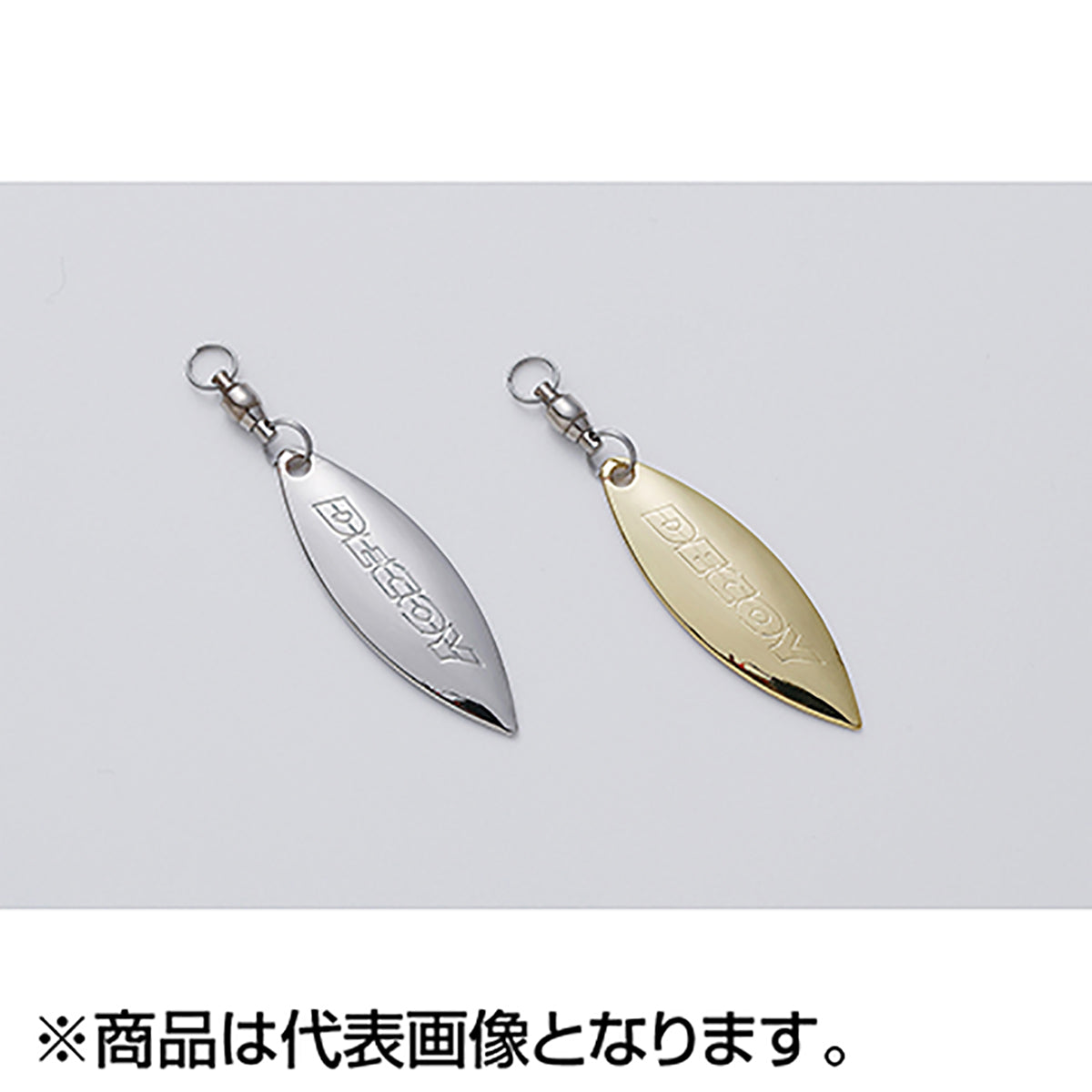 カツイチ(Katsuichi) デコイ ローリングブレードWL(ウィローリーフ) #2 シルバー BL-6