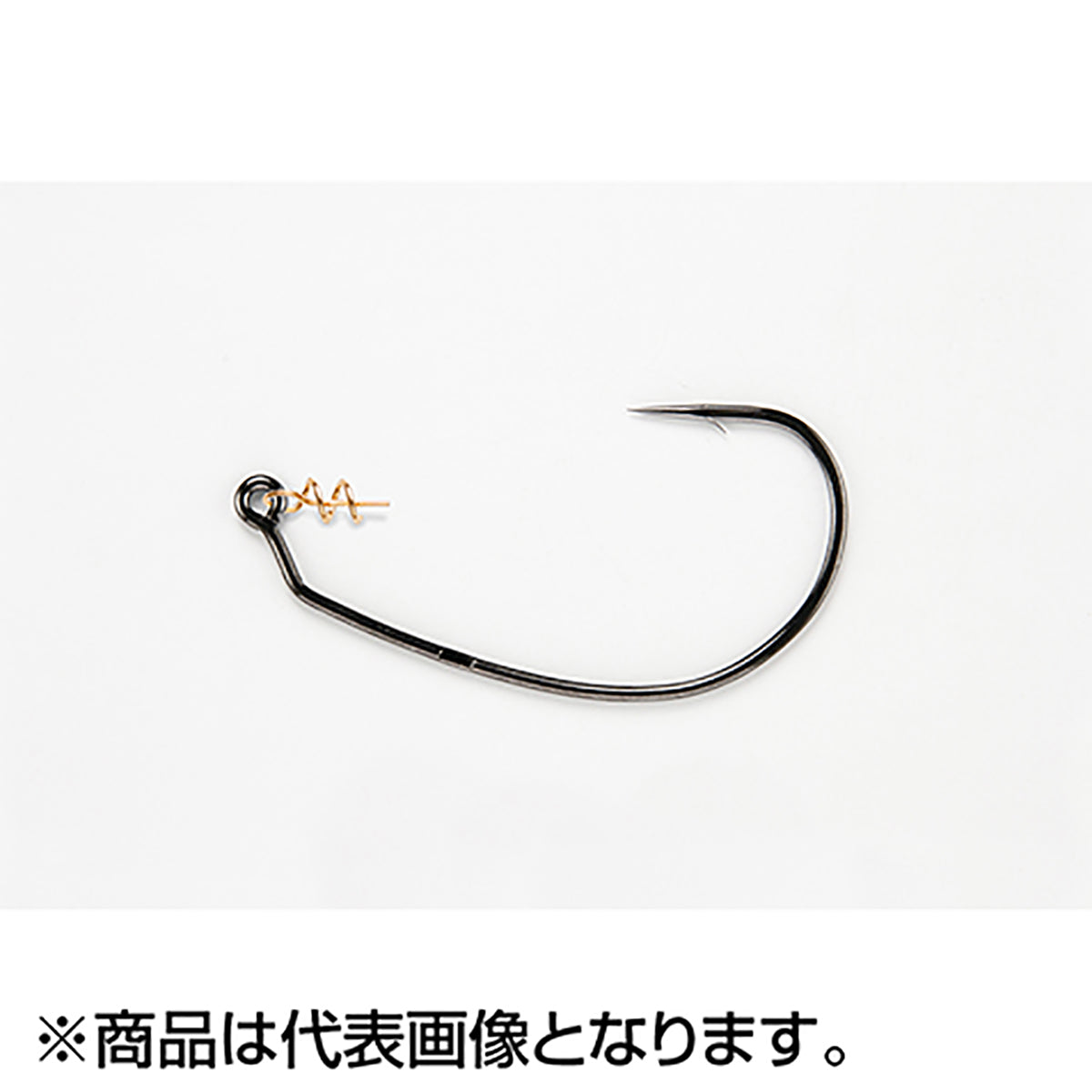カツイチ(Katsuichi) デコイ マキサスフックマグナム ワーム30M #6/0 NSブラック Worm30M