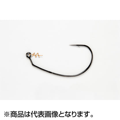 カツイチ(Katsuichi) デコイ マキサスフックマグナム ワーム30M #6/0 NSブラック Worm30M