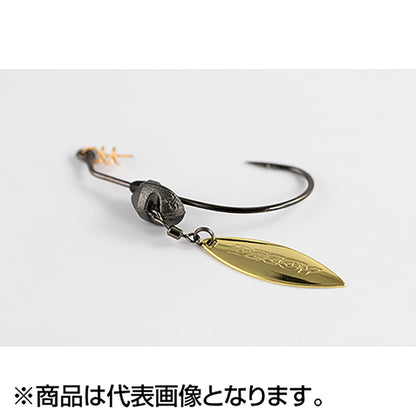 カツイチ(Katsuichi) デコイ マキサスブレード ワーム230 #5/0-5g NSブラック Worm230G