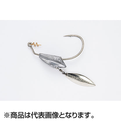 カツイチ(Katsuichi) デコイ マキサスブレードヘビー ワーム231 #3/0-18g Wニッケル Worm231S
