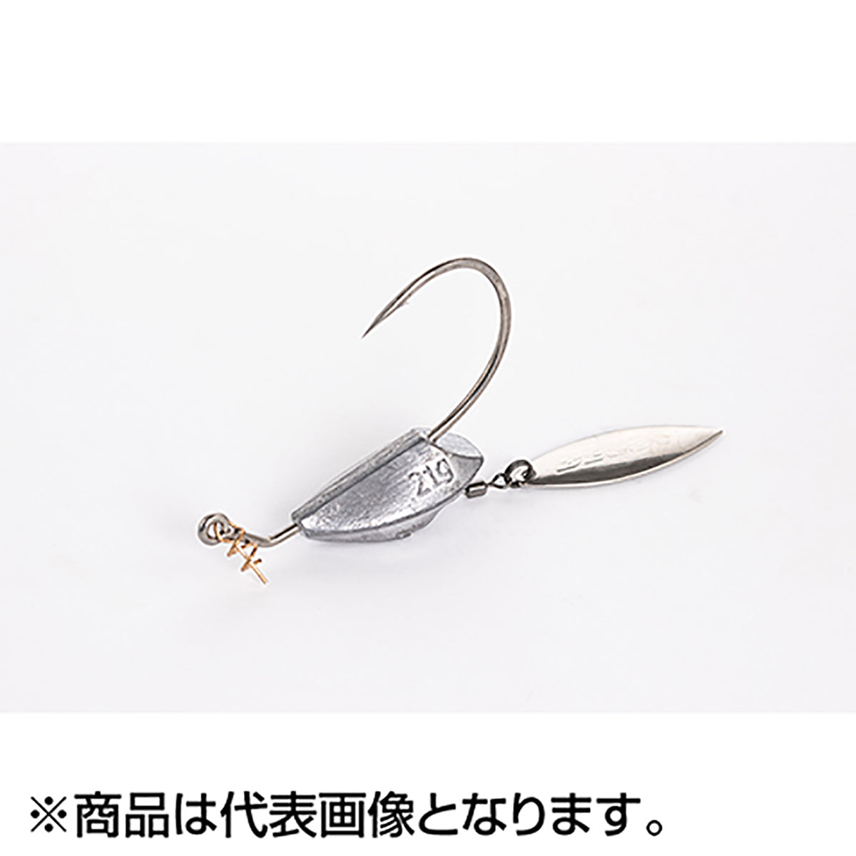 カツイチ(Katsuichi) デコイ マキサスブレードヘビー ワーム231 #5/0-28g Wニッケル Worm231S