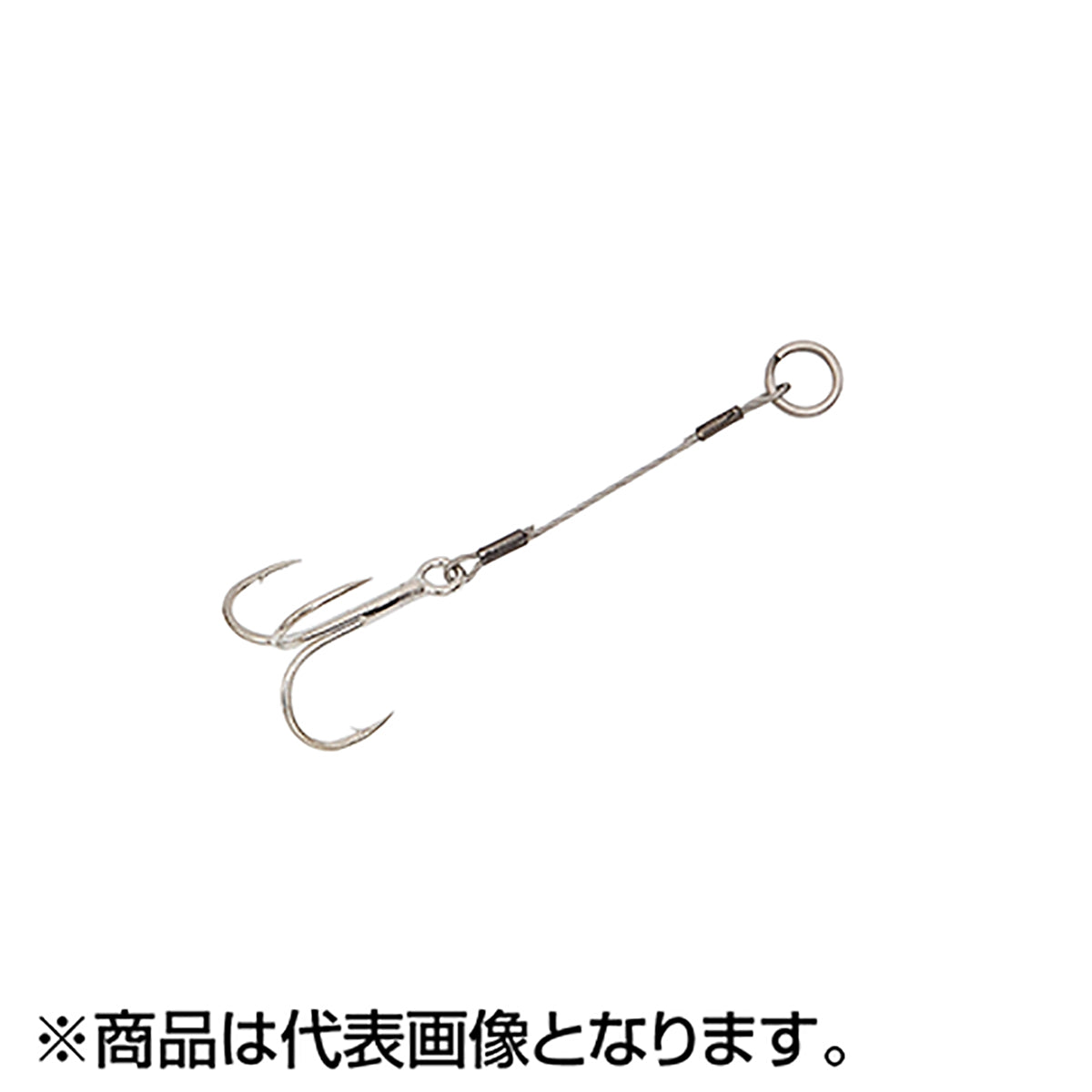 カツイチ(Katsuichi) デコイ ワイヤートレブルアシスト M TIN(Aqua Block) WA-21