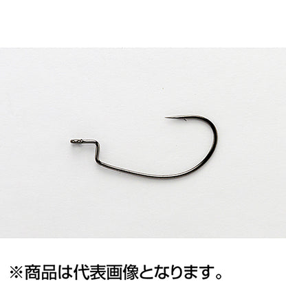 カツイチ(Katsuichi) デコイ S.S.フック ワーム19 #6 NSブラック Worm19