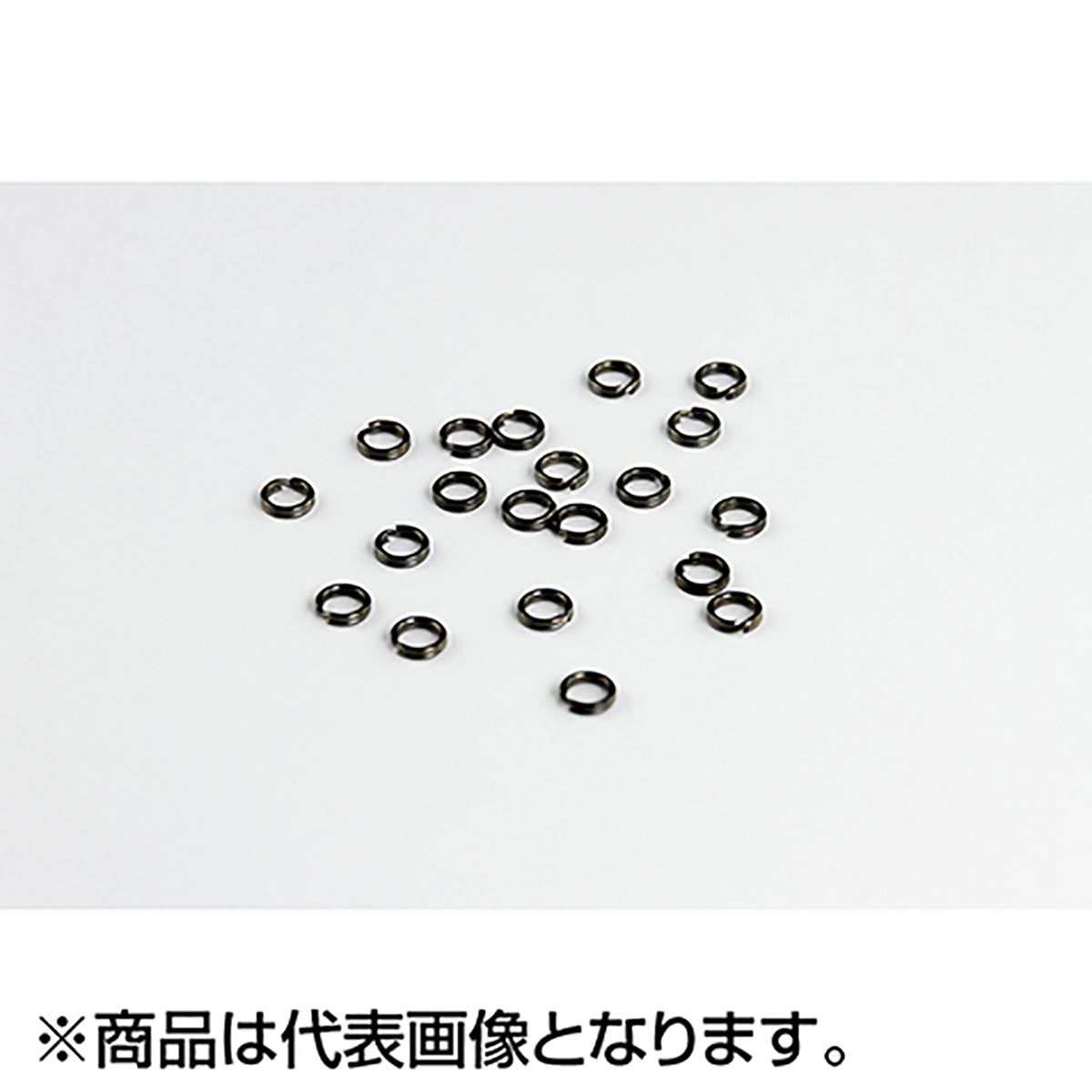 カツイチ(Katsuichi) デコイ スプリットリングライトクラス #2 ブラック R-1