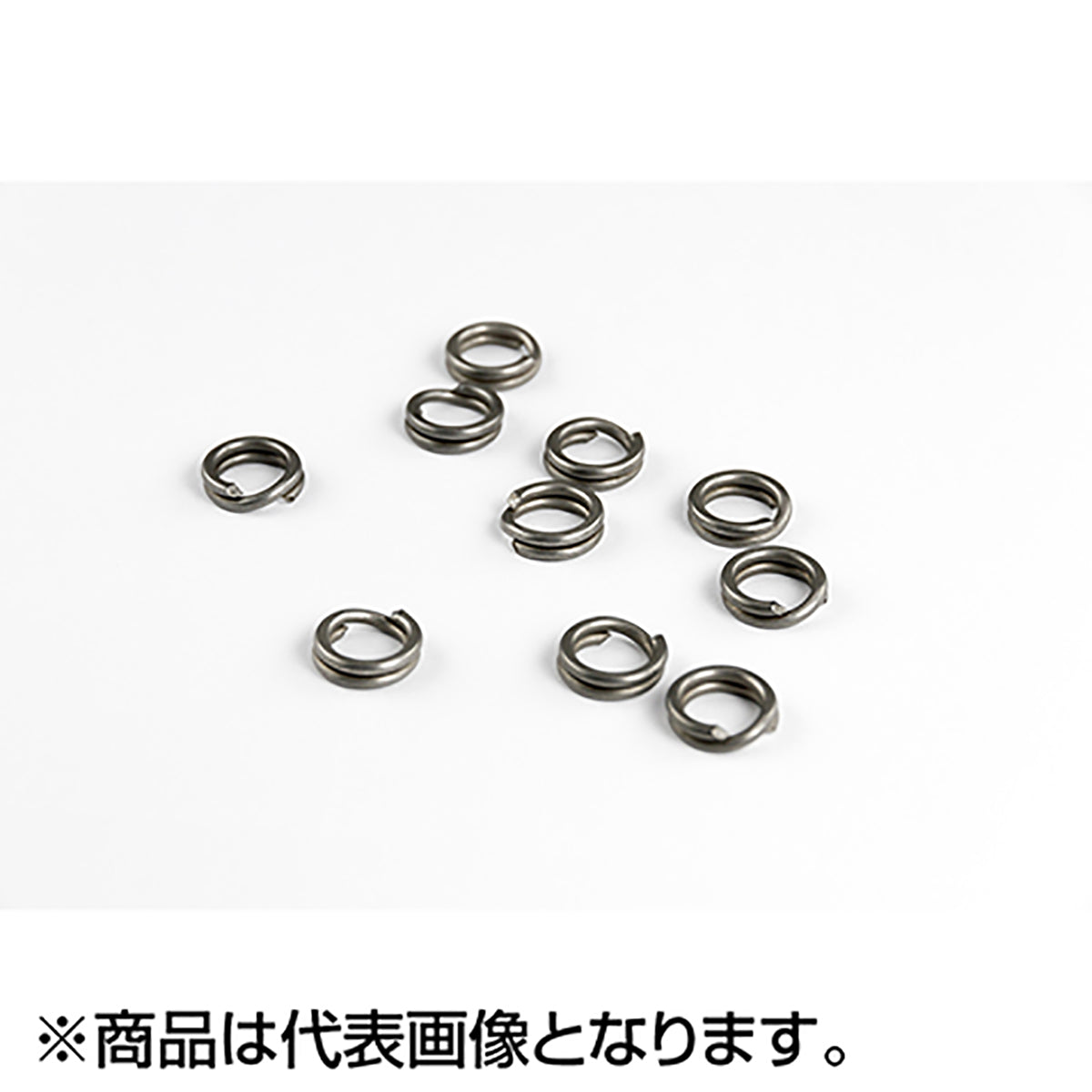 カツイチ(Katsuichi) デコイ スプリットリングヘビークラス #9 シルバー R-5