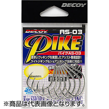 カツイチ(Katsuichi) デコイ パイク #1 TIN (Aqua Block) AS-03