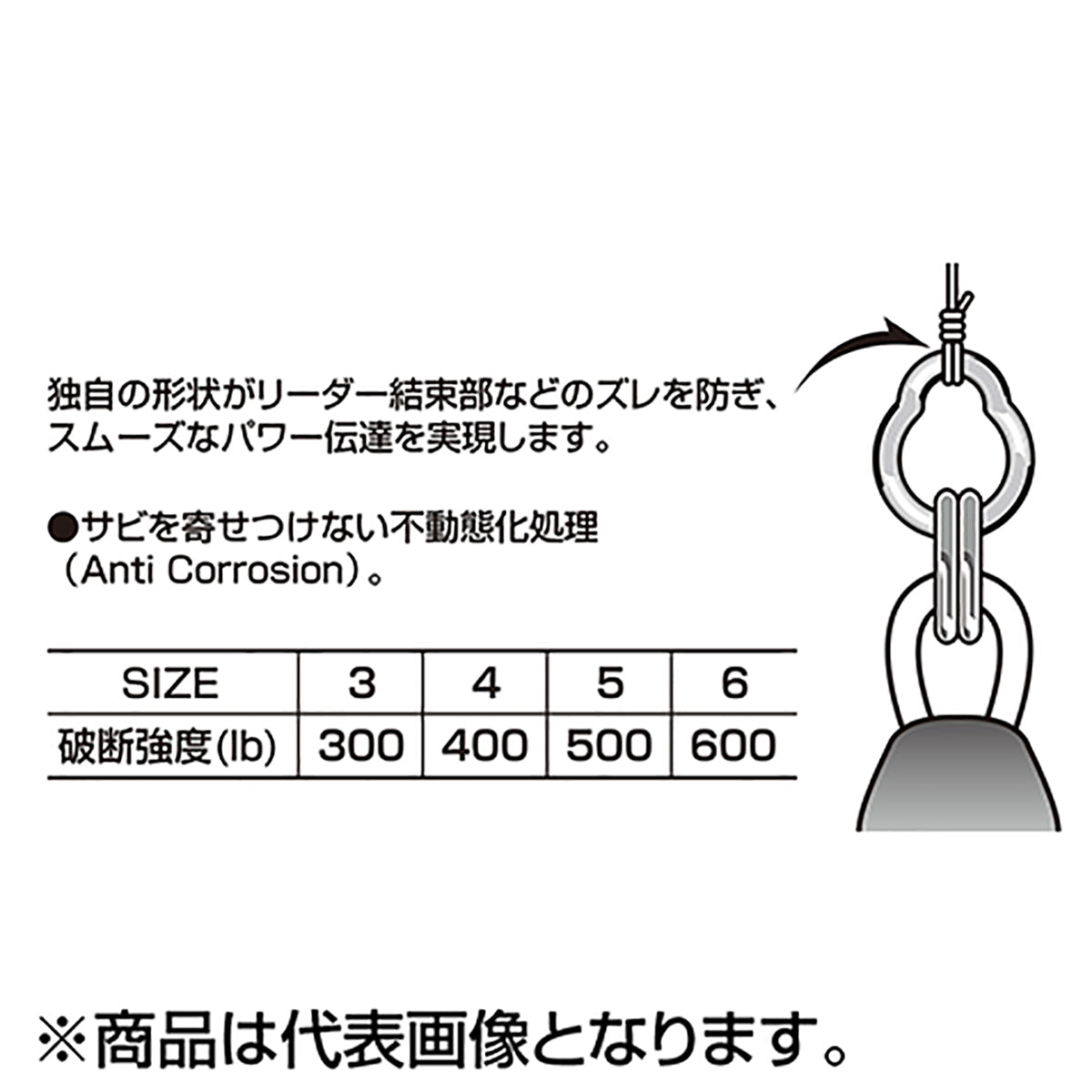 カツイチ(Katsuichi) デコイ GPリング #6 Wニッケル R-6