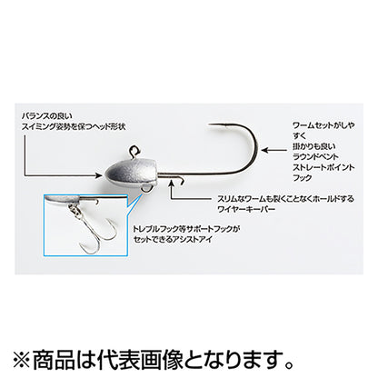 カツイチ(Katsuichi) デコイ S.G.ヘッド #3/0-14g Wニッケル SV-34