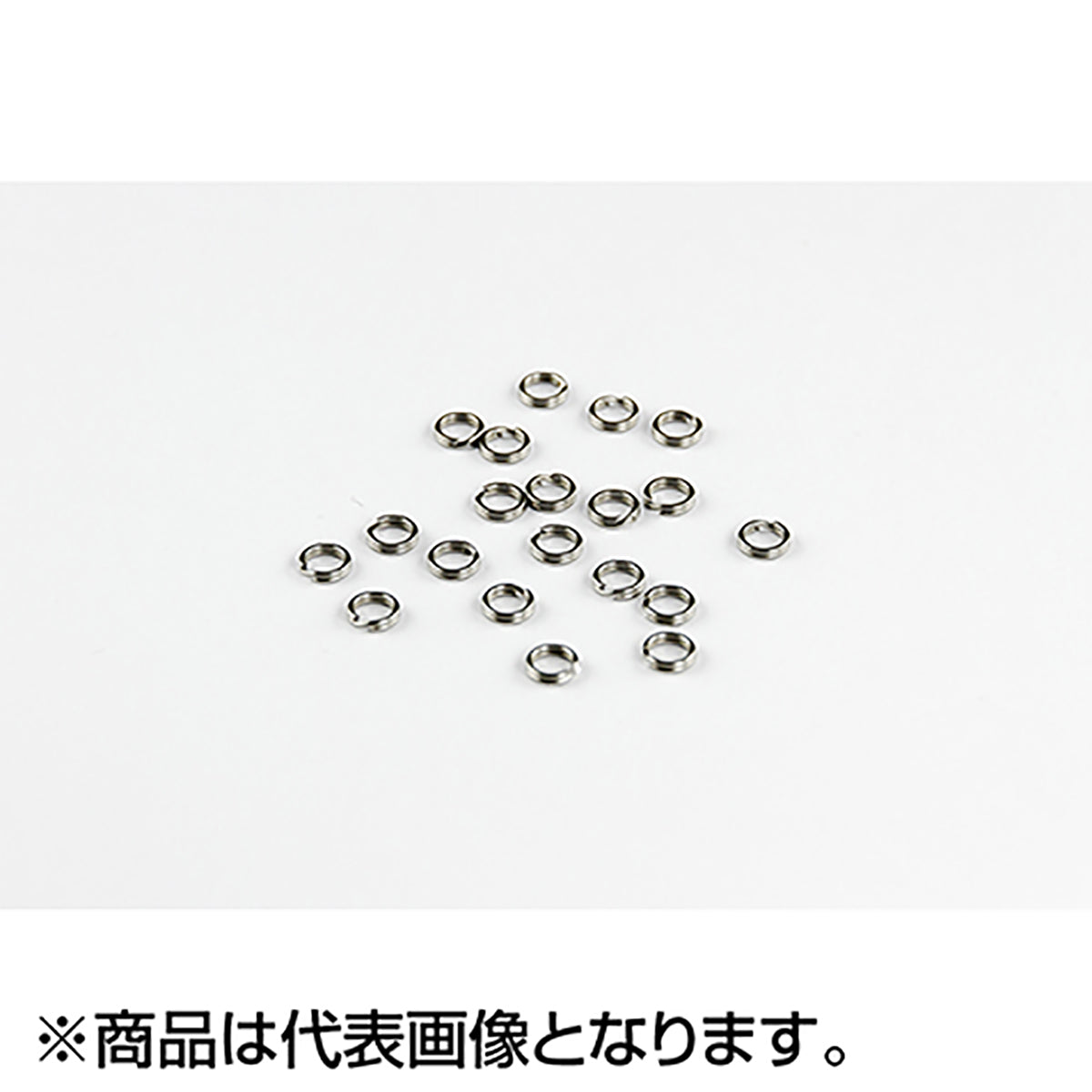 カツイチ(Katsuichi) デコイ スプリットリングライトクラス #00 シルバー R-4