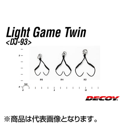 カツイチ(Katsuichi) デコイ ライトゲームツイン #6 NSブラック DJ-93
