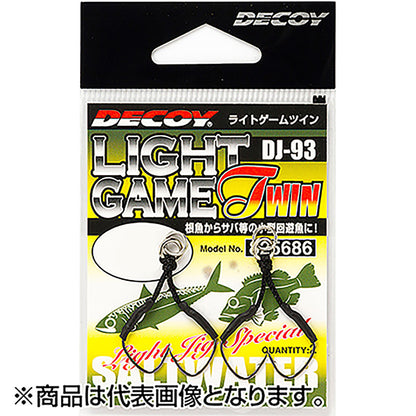 カツイチ(Katsuichi) デコイ ライトゲームツイン #6 NSブラック DJ-93