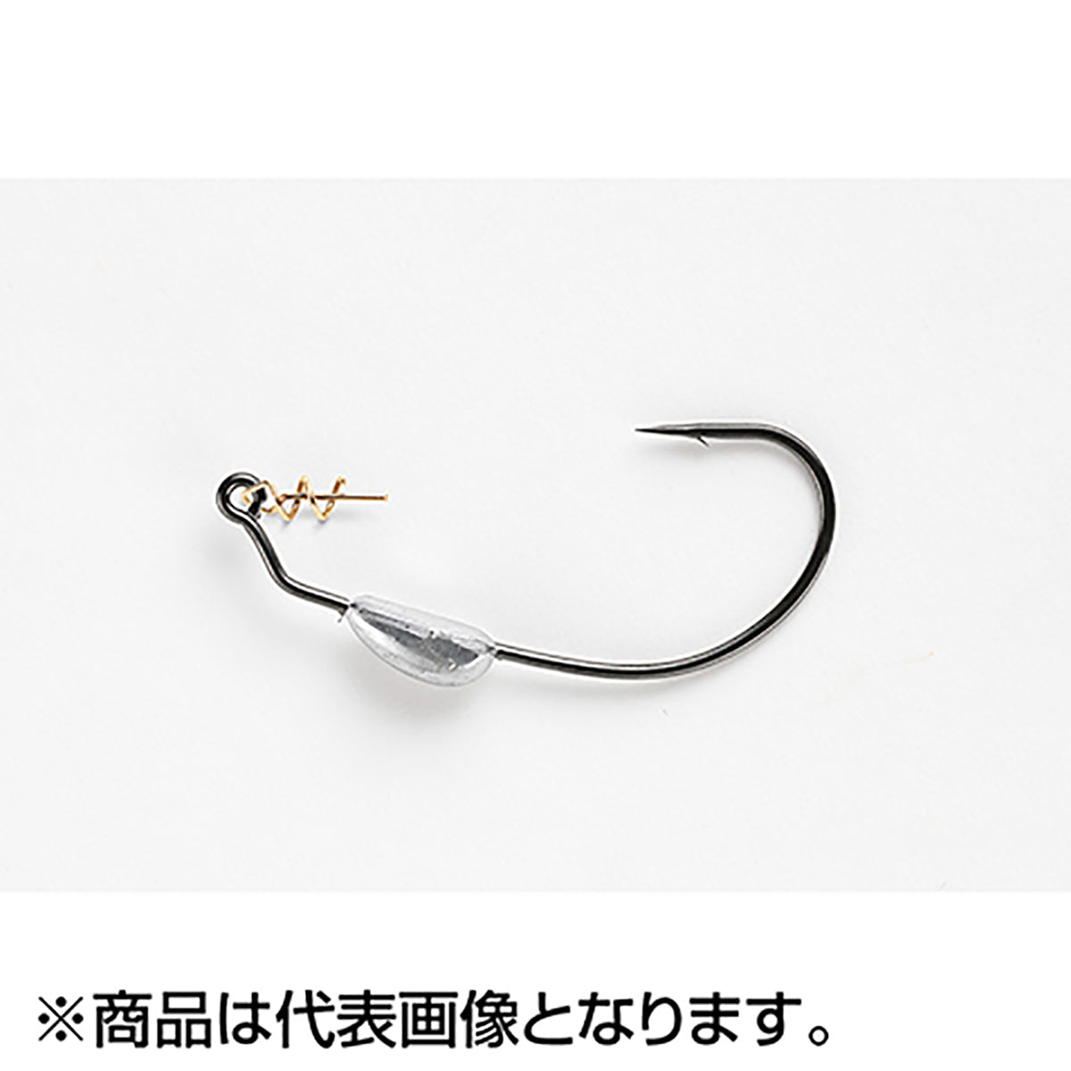 カツイチ(Katsuichi) デコイ マキサスウェイテッド ワーム130 #4/0 NSブラック Worm130