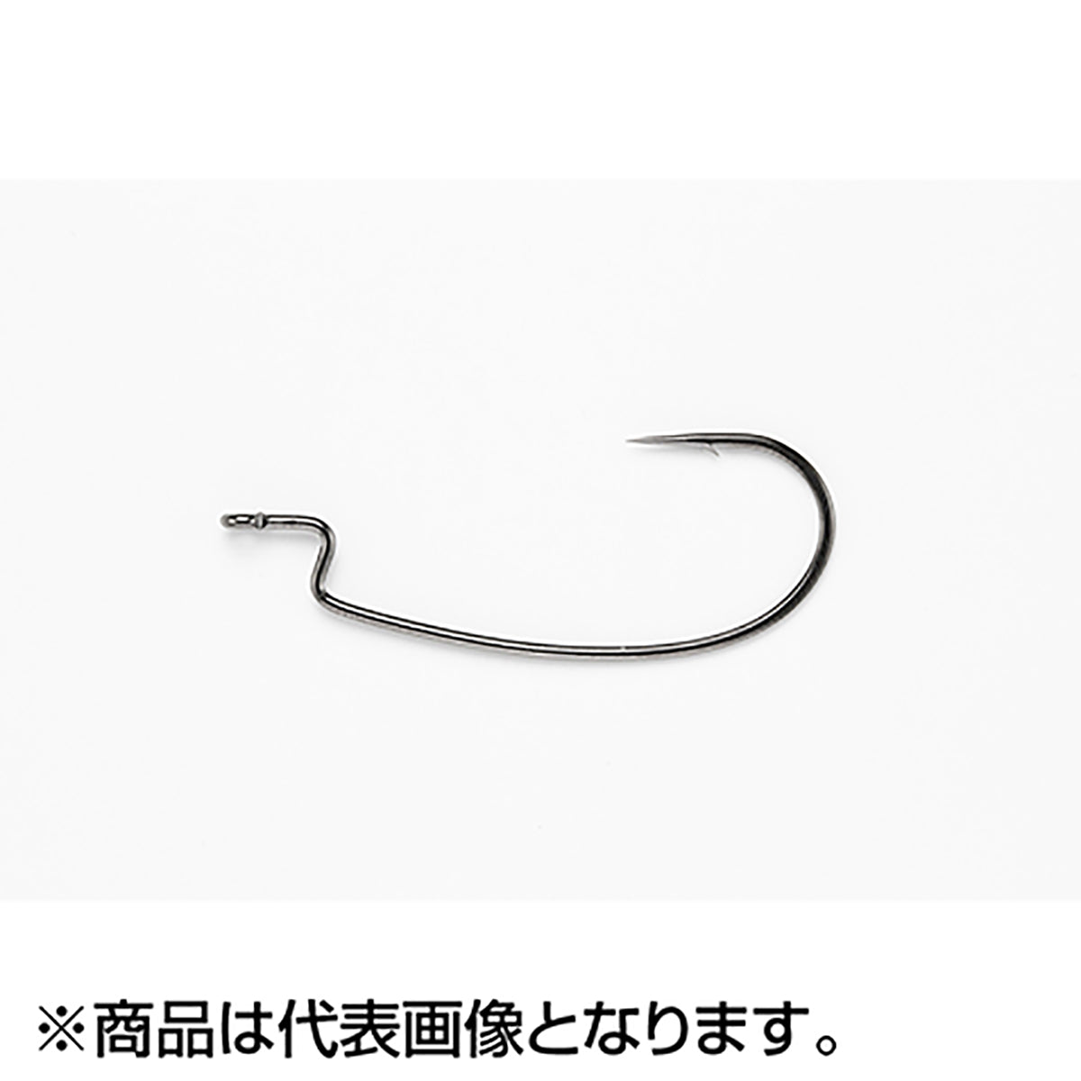 カツイチ(Katsuichi) デコイ キロフックナロー ワーム37 #3/0 NSブラック Worm37