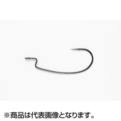カツイチ(Katsuichi) デコイ キロフックナロー ワーム37 #3/0 NSブラック Worm37