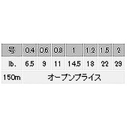 ヤマトヨテグス(YAMATOYO) PEレジンシェラー 150m 0.6号 10LB オレンジ [PEライン]