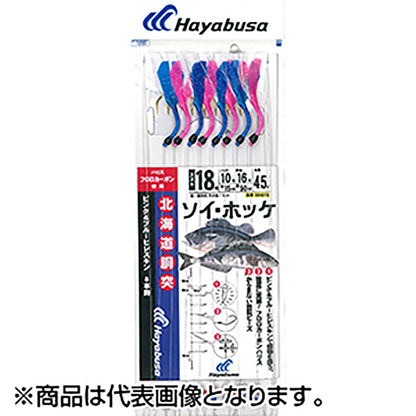 ハヤブサ(Hayabusa) ソイ・ホッケ ピンク＆ブルー餌板バルン 18-10号 SD875