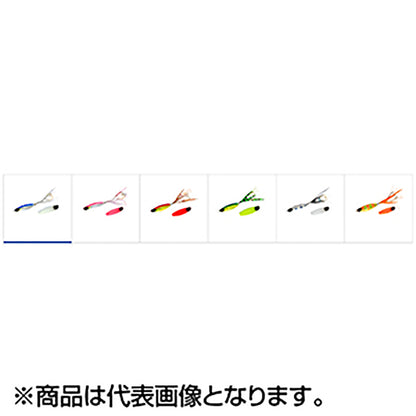 ハヤブサ(Hayabusa) ジャックアイ豆クネクネ 5g #1 リアル魚鱗ブルーイワシ網目夜光/夜光 FS442