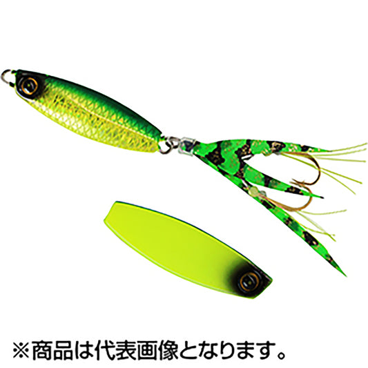 ハヤブサ(Hayabusa) ジャックアイ豆クネクネ 5g #4 リアル魚鱗チャートミドキン/チャート FS442
