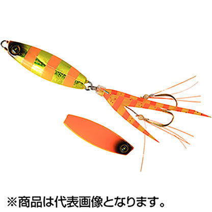 ハヤブサ(Hayabusa) ジャックアイ豆クネクネ 5g #6 ゴールドオレンジゼブラ/蛍光オレンジ FS442