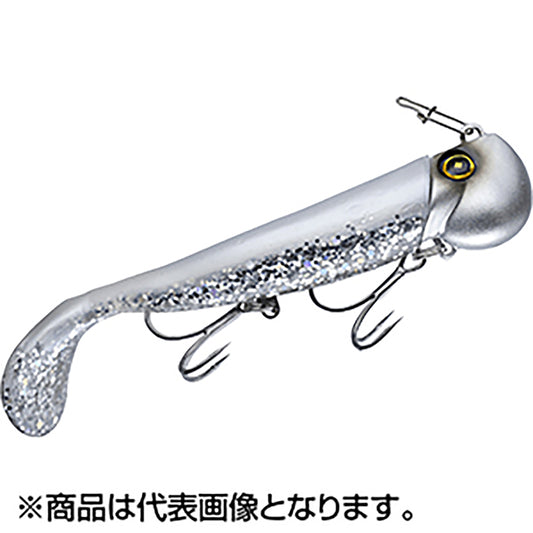 ハヤブサ(Hayabusa) 巻くだけ喰わせ系ジグヘッドワーム ジャックアイ 青物シャッド 40g #6 ケイムラクリアオーロラ FS447
