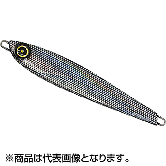 ハヤブサ(Hayabusa) バーチカルメタルジグ ジャックアイ エアジャーク スケイル 120g #7 リアル魚鱗ブラックシルバー FS402
