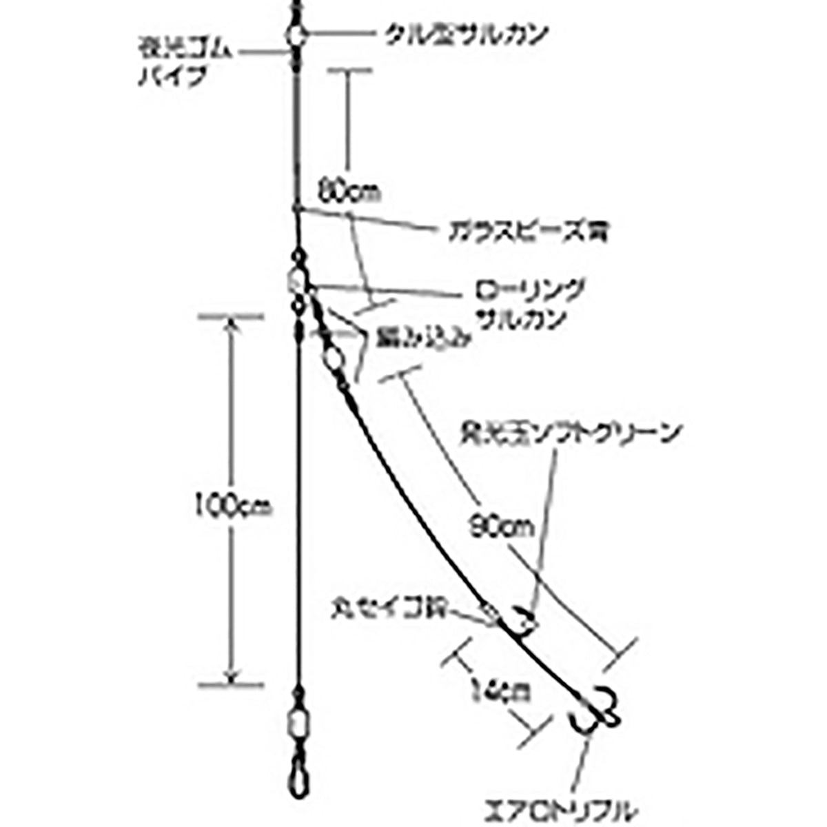 ハヤブサ(hayabusa) 船極 ヒラメ喰わせ遊動 トリプル 17号 SD-153