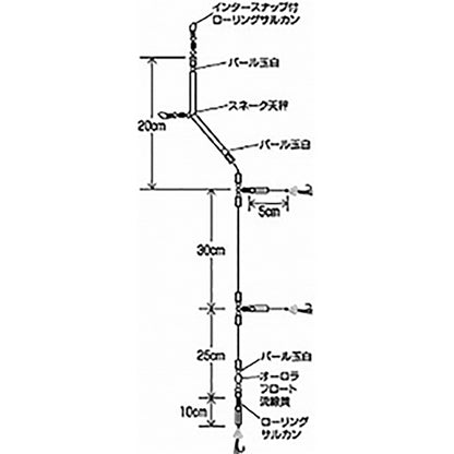 ハヤブサ(hayabusa) 誘撃カレイ イエローバ 13号 SE-755