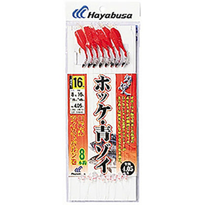 ハヤブサ(hayabusa) 北の船人 ホッケ･青ゾイ エサ板 16号 赤ツイストバルン SD-946