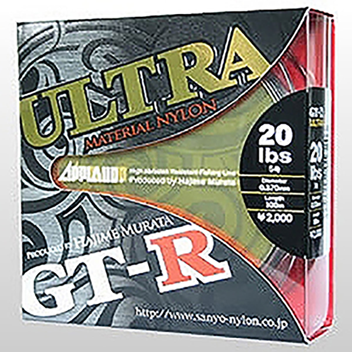 サンヨーナイロン APPLAUD GT-R ウルトラ 100m 8lb 2号 ダークグリーン [ナイロンライン]