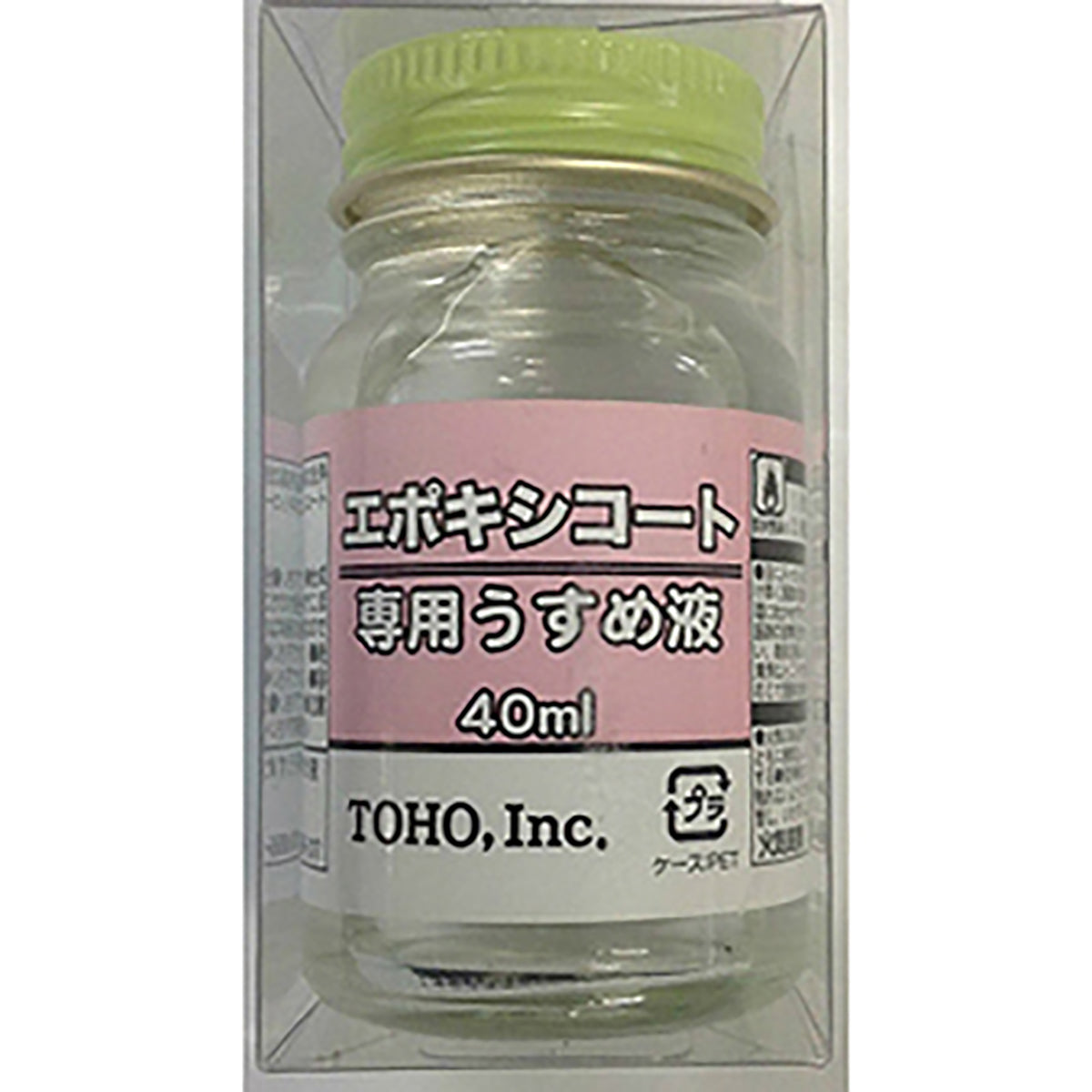 東邦産業(TOHO) エポキシ・コート 専用うすめ液 40ml  自作 修復 リペア ルアー ウキ ジグ
