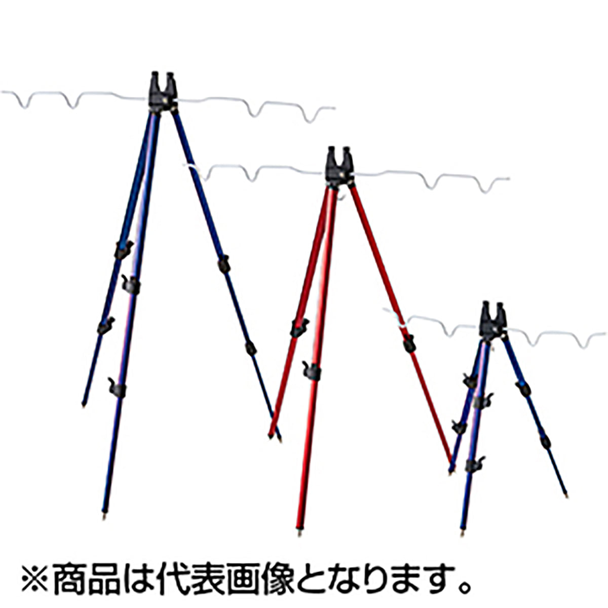 アルミ三脚ワンタッチ ブルー ATC17